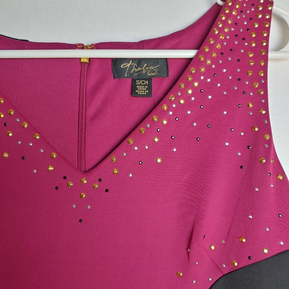 NWT Thalia Sodi color block dress size small - Picture 4 of 6